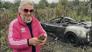 Burned Pagani Zonda Restored for Just $400?! 😱 | FULL ASMR Rebuild