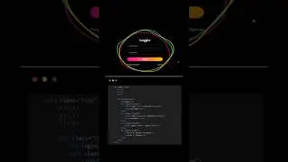 Login Page Animation for Beginners | Web Design #coding #html #css