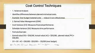 budget tracking and cost control