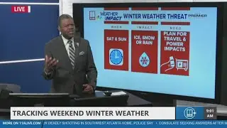 Tracking weekend winter weather with Chesley McNeil