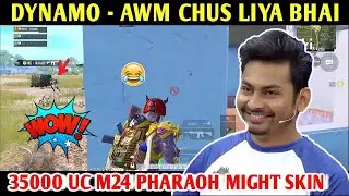 DYNAMO - AWM CHUS LIYA BHAI 35000 UC M24 PHARAOH MIGHT SKIN | PUBG MOBILE | BEST OF BEST