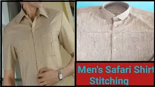 How to sew men's safari/ how to stitch Safari / Safari stitching/ सफारी की सिलाई कैसे करें