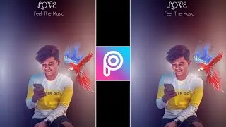 PicsArt Photo Editing | Feel The Music Photo Edit | PicsArt New Style Edit | Amazing DP Editing 🔥