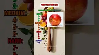 Can you guess the fruit in 3 seconds? #fruit #healthy #education #quiz