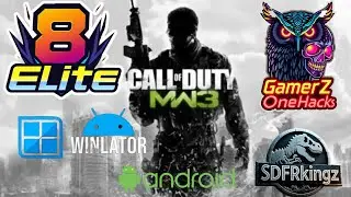 Call of duty Modern warfare 3 Winlator Emulator Snapdragon 8 Elite Oneplus 13 Gameplay