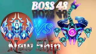 space shooter boss 48 new ship darkblood review by spiderlord official