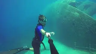 Elviscott ship wreck in Pomonte - Freediving - Gopro Hero 4 Black