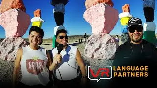 Learn Spanish Crosstalk - Seven Magic Mountains Las Vegas - VR 180