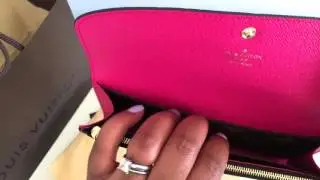 Louis Vuitton Hot Pink Emilie Wallet Unboxing