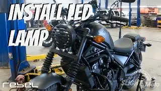 Honda Rebel - LED headlamp install