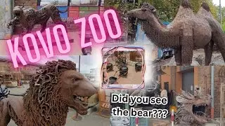 Kovo Zoo In Stare Mesto, Animals Are Made Of Metal Scrap!!!, Czechia,