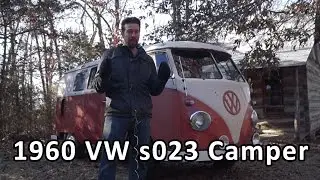 1960 Volkswagen Camper Bus with custom wood stove