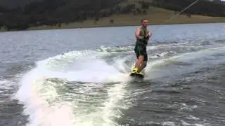 Callum wakeboarding somerset