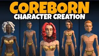 Coreborn: Nations of the Ultracore Character Creation (Male & Female, Full Customization Options)