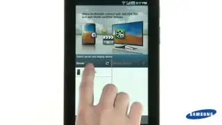 Galaxy Tab   How to Use AllShare