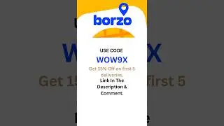 Borzo Discount Codes #ad #deliveryapps #coupons #viral #trending