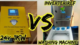 one solar toroidal inverter 24v 1kw, para sa ref at washing machine