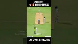 BOLAND GETS BASHIR! 🎯🔥 Dream Cricket 25 | #gamerdeft1 #gaming #gameplay