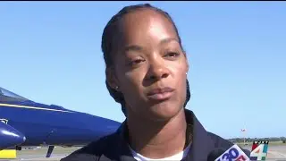 Crew members keep the Blue Angels flying