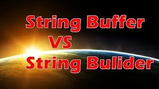 String Buffer v String Bulider