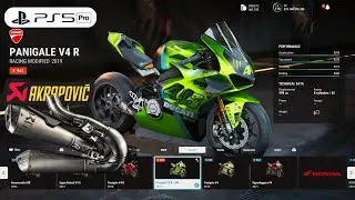 RIDE 5 | Customize Fastest Ducati V4R Valentino Rossi VR46 Gameplay [4K PS5 Pro]
