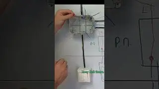 Подключение 2-клавишного выключателя #электрика #ремонт #electrical #лайфхаки #howto #handmade #хочу