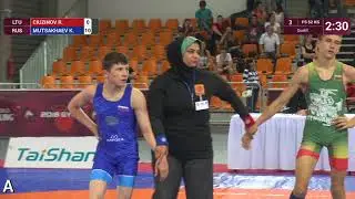 Qual. FS - 52 kg: R. CIUZINOV (LTU) v. K. MUTSAKHAEV (RUS)