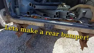 Toyota Hilux Surf rear bumper fabrication