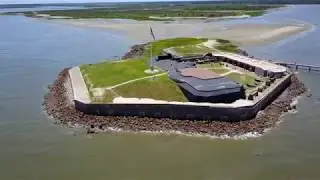Fort Sumter - Charleston SC - Aerial