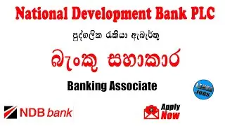 National Development Bank PLC job vacancies/පුද්ගලික අංශයේ රැකියා ඇබර්තු.lankajobs