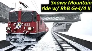 Arosa Northbound || Snowy Mountains || RhB Ge4/4 II - Train Sim World 2