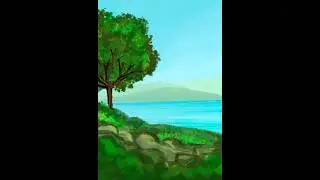 Procreate practice #3 #art #landscape