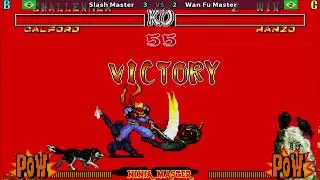 Slash Master 🆚 Wan Fu Master - Samurai Shodown II / Shin Samurai Spirits - Haohmaru jigokuhen - FT10