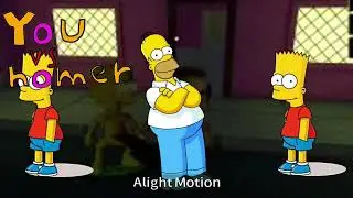 (two players left song ~ (you vs homer) 