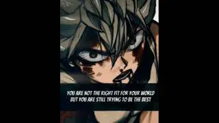Never Giving Up 🥀🔥 | [ Asta - edit ] #asta #blackclover #anime