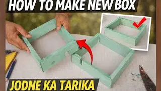 How to Install Box Wood | Easy Woodworking Tutorial | DIY Wooden Frame Joinery