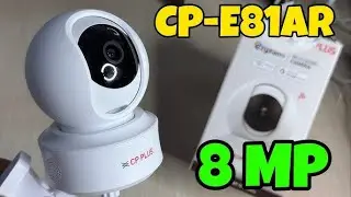 CP PLUS 8 MP Resolution Smart Wi-fi Ai CCTV Camera Powered by Ai CP-E81AR