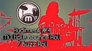 Rudiment #4 (Multiple Bounce Roll / Buzz Roll) - Free Drum Lesson