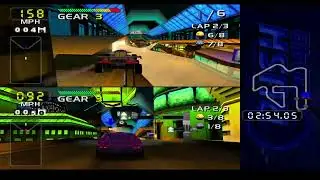 San Francisco Rush 2049. Metro track race