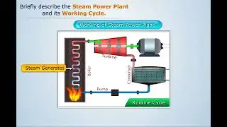 Working Cycle of a Steam Power Plant || Basic Rankine Cycle || Vapour Power cycle