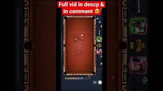 Convert Chance into A Stylish win 😍| 8 Ball Pool Aashu xd !!! try it !!!