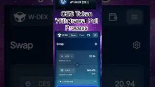CES Coin Withdrawal Full Process |WhaleBit Withdrawal Full Process | Meta Whale Withdrawal #CESCoin