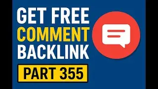 Get Free Comment Backlink | Create Comment Backlinks | Part 355 #seobacklinks