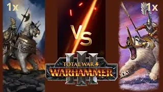 War Bear Riders vs Empire Cavalry Roster in Total War: Warhammer 3