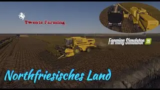 Farming Simulator 25 | Oogsten aan de waterkant | map North Frisian#10