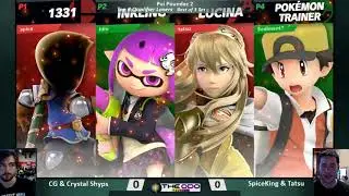 Poi Poundaz 2 Teams: SSBU - Top 8 Qual - CG + Crystal Shyps vs Spiceking + Tatsu