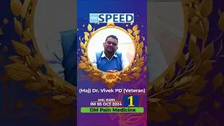 INI SS DM Pain Medicine, 1st Rank #speedlearningapp