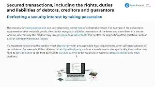 Perfecting a Security Interest [CPA Prep]