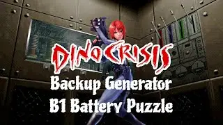 Dino Crisis- Backup Generator B1 Battery Puzzle PS1/PS5