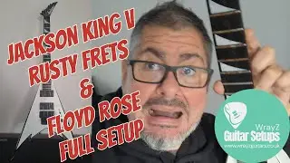 🎸 Jackson Demmelition King V FULL Restoration + Floyd Rose Setup Guide | From Rust to Riff Machine!